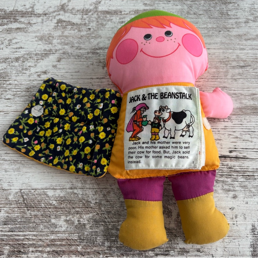 PLAYSKOOL Vintage Hug A Book Doll Jack and the Beanstalk